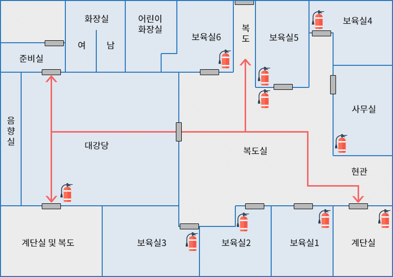 지상1층 시설안내도