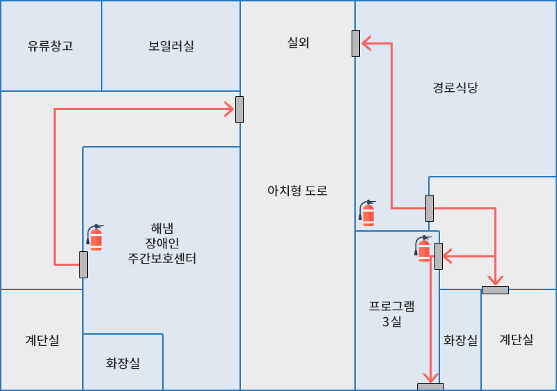 지하1층 시설안내도