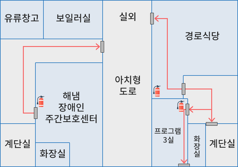 지하1층 시설안내도